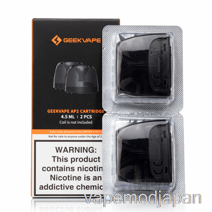 Vape Japan Geek Vape Ap2 Aegis Pod 2 交換用ポッド 4.5ml ポッド